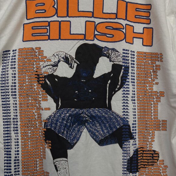 Billie Eilish Hit Me Hard & Soft Tour Bedroom Pop T-Shirt S - Picture 2 of 4